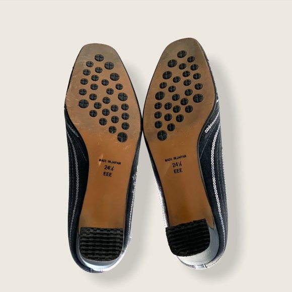 Niveole grey & silver heels - US Women's Sz 8 - Picture 5 of 5